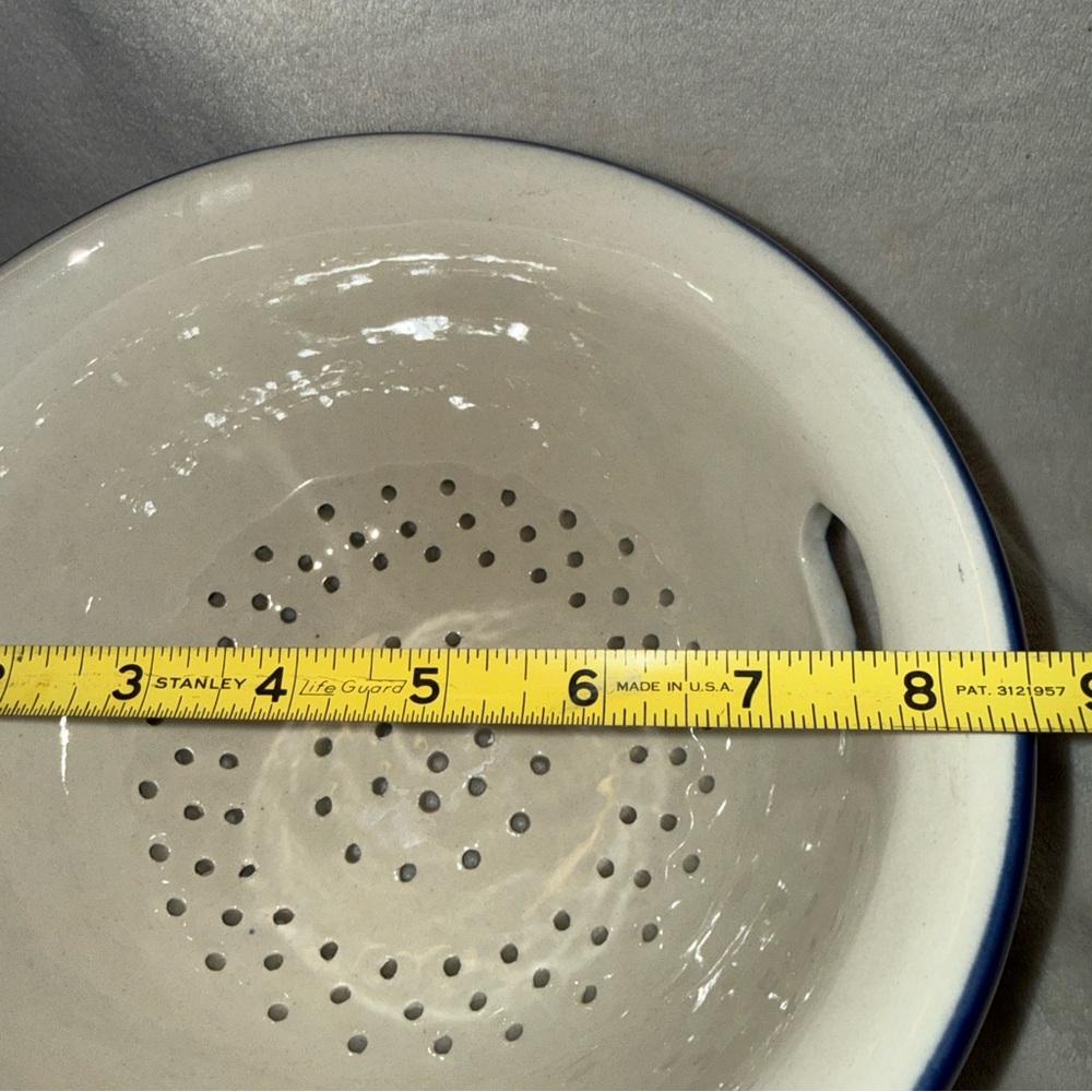 Beautiful Pottery Colander - Picture 3 of 7